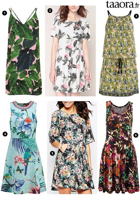 Magnifique robe d'été, sans marque acheter dans une boutique sur l'île d'oléron. Robes tendances été 2016 : la robe imprimé tropical ...