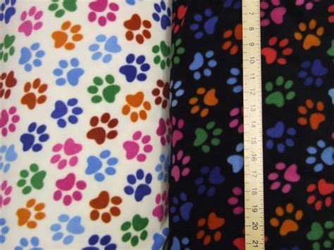 Paw Print Fleece