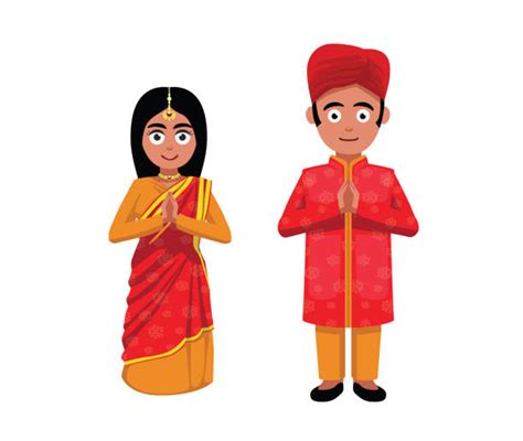 Best Cartoon Of The Namaste Indian Welcome Illustrations