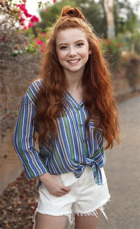 Francesca Capaldi Shared By Sorryitsrae On We Heart It Redhead Girl Beautiful Redhead Red
