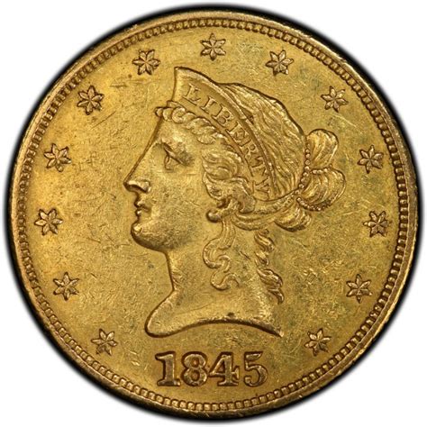 1845 Liberty Head 10 Gold Eagle Values And Prices Past Sales