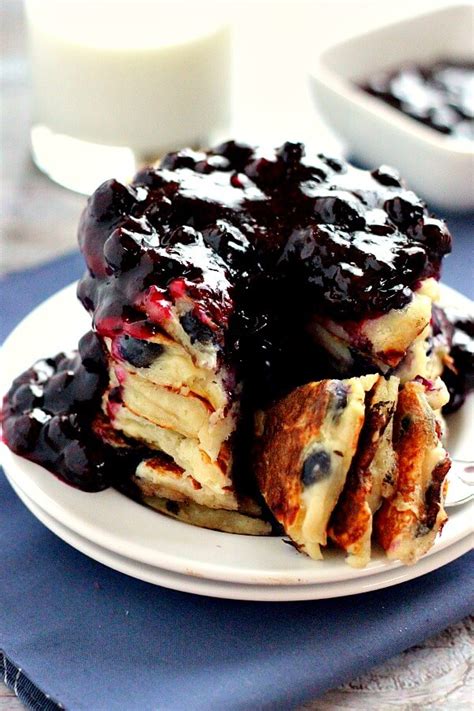 It will react to the acid in the greek yogurt, leaving the pancakes just. Blueberry Greek Yogurt Pancakes