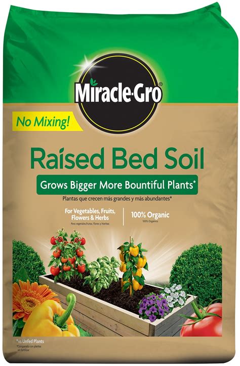 Miracle Gro Raised Bed Soil 15 Cu Ft