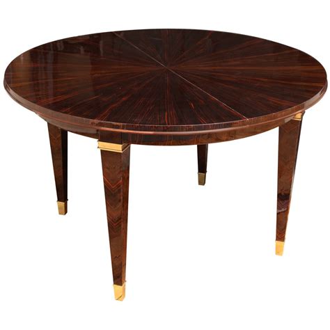 Superb Art Deco Round Dining Table From A Unique Collection Of