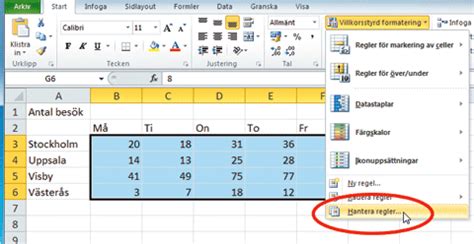 Så färgformaterar du värden i Excel PCforAlla