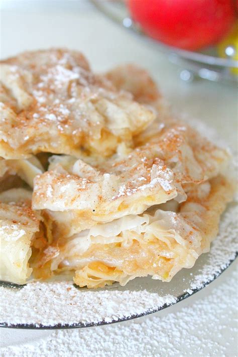 Due to a fruit's biological makeup not peeling the apples in your pie filling is right up there next to sitting grandpa's easy chair: Homemade Easy Apple Pie Recipe with Filo Pastry