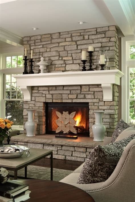 40 Stone Fireplace Designs From Classic To Contemporary Spaces For