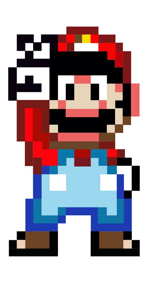 16 Bit Mario Mario Easy Pixel Art Pixel Art