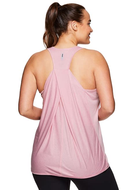 Rbx Rbx Active Womens Plus Size Workout Yoga Relaxed Tank Top