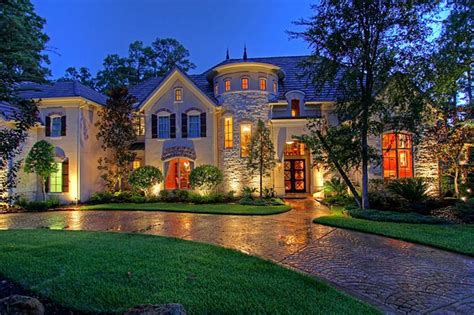 Stunning Stone And Stucco Carlton Woods Estate Mansion Dream Home