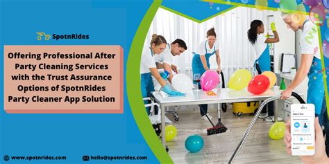 Offering Professional After Party Cleaning Services With The Trust