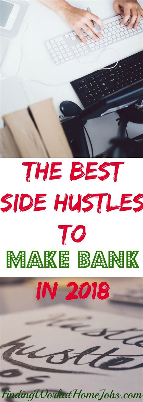Side hustle jobs from home. The Best Side Hustle Ideas for 2019 | Work from home jobs ...