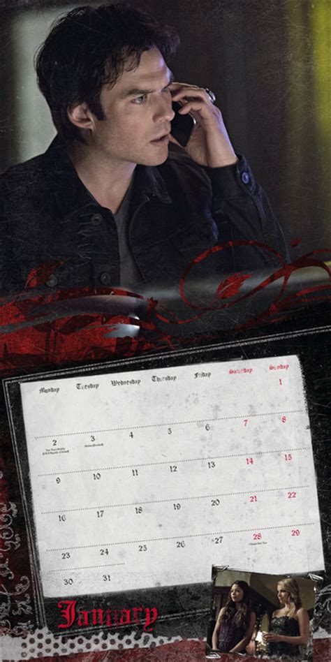 Vampire Diaries 2021 Wall Calendar Yearmon