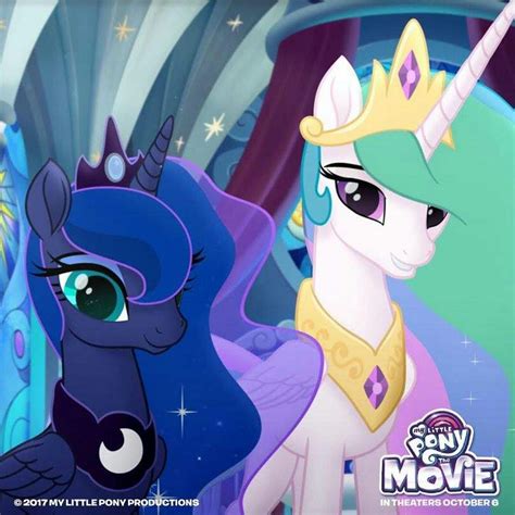 Luna And Celestia Teaser Image From The Mlp Movie Mlp Of Equestria 🌹🦄