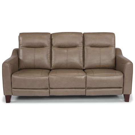Flexsteel Latitudes Forte Contemporary Power Reclining Sofa With