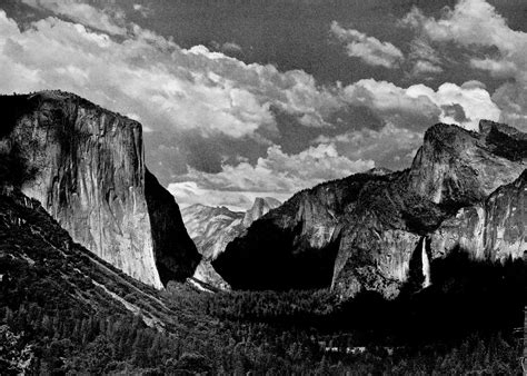 The Four Seasons In Yosemite National Park 1938 Summer By Ansel Adams