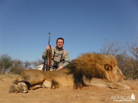 Hunting Lion In South Africa