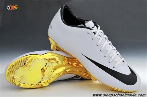 Cheap Whitegold 2014 Special Edition Nike Mercurial Cr7 Cleats