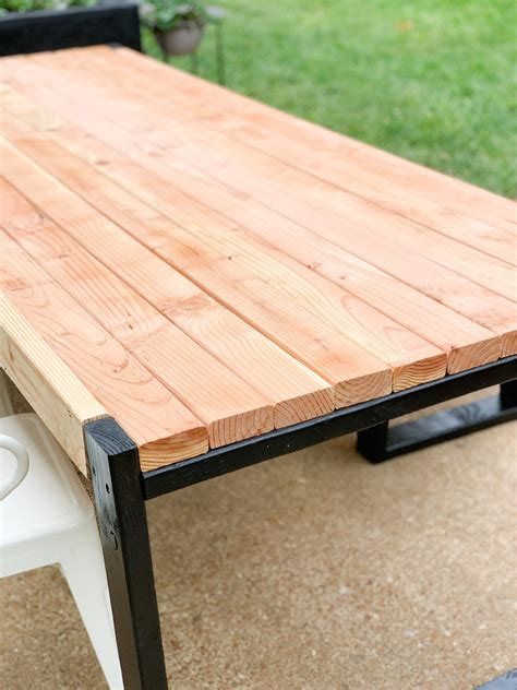 Create This Diy Modern Outdoor Table For 45 In Just A Couple Of Hours