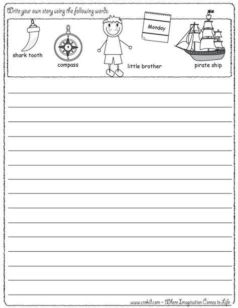 This writing prompt helps students focus on specific detail writing while expanding their vocabulary—two important components of creative writing. Ocean Theme - underwater adventure - drawing - writing ...