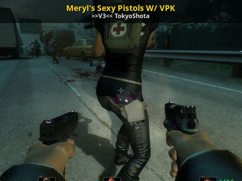 Meryls Sexy Pistols W Vpk Left 4 Dead 2 Mods