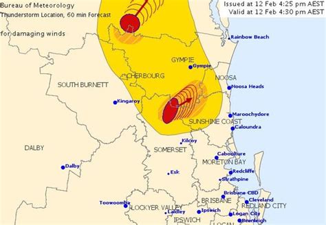 Queensland Weather Severe Thunderstorm Warning Issued The Courier Mail
