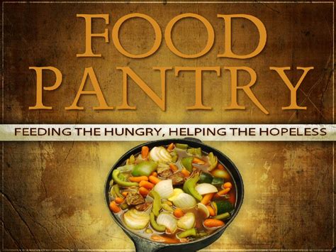 The food pantry services zip codes 45440, 45429, 45458, 45459 only. The Food Pantry Chronicles - The Burning Platform