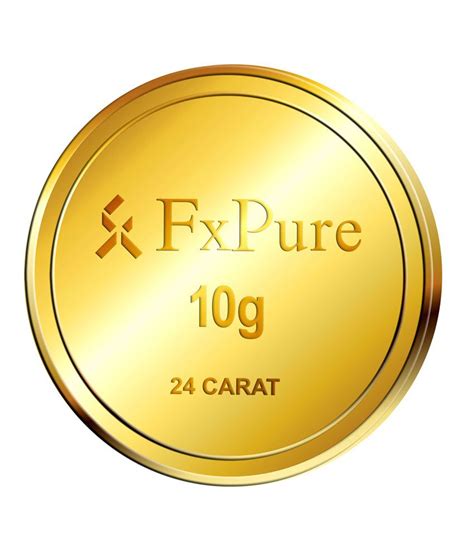 Fxpure Standard 10 Gram Gold Coin Buy Fxpure Standard 10 Gram Gold