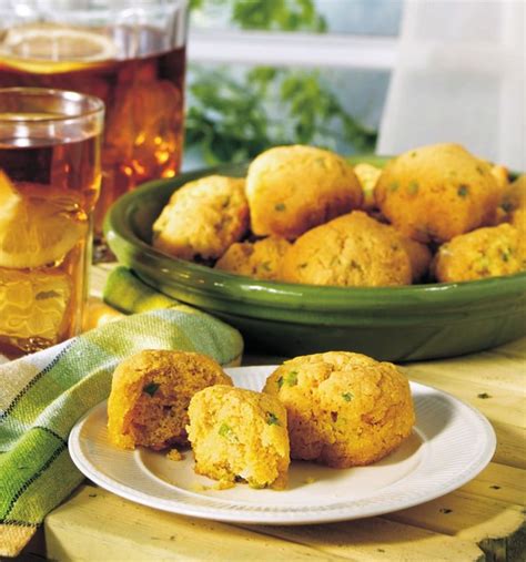 We think baked hush puppies are pretty high on the list of great appetizers or snack options, and they're really not all that difficult to make. Baked Hush Puppies | Recipe | Baked hush puppies, Enjoy snacks, Recipes