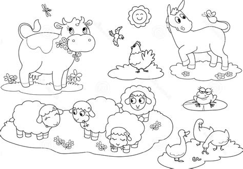 Farm Animal Coloring Pages Free For Students K5 Worksheets