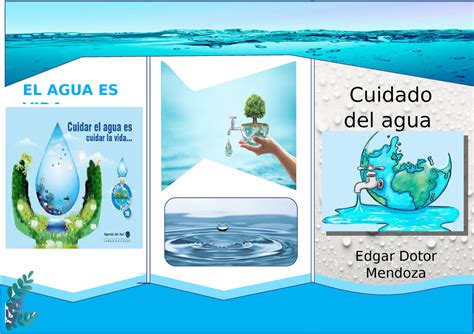 Triptico Sobre El Agua Pdf El Ciclo Del Agua Material