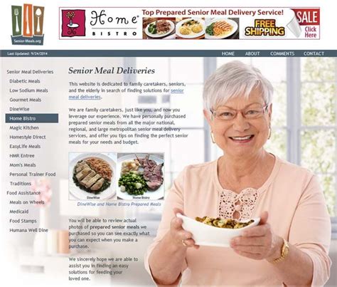Senior Meals And Senior Meal Deliveries Services And Programs Senior Meals Meal Delivery