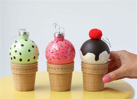 Ice Cream Cone Ornament | Christmas decorations, Candy ...