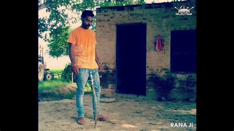 Rajput With Sword A Small Glimpse New Rajput Video Jai Jai Rajputana Rana Ji Hukum