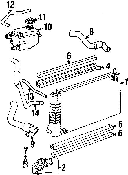 Diagram 2003 Ford Taurus Radiator Diagram Mydiagramonline