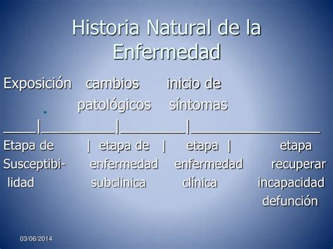 PPT HISTORIA NATURAL DE LA ENFERMEDAD PowerPoint Presentation Free Download ID