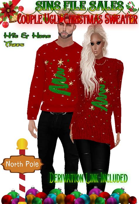 Ugly Christmas Sweaters His And Hers Vt2 Imvu Shop And File Sales