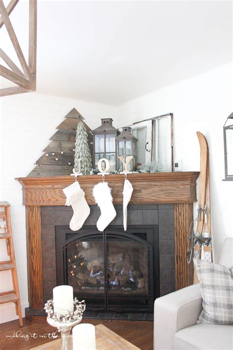 From candles and shelves to mirrors and succulents, refresh your fireplace mantel with these gorgeously unexpected decorating ideas. How to Decorate a Corner Fireplace Mantel for the Holidays ...