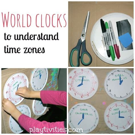 Teaching Time Zones In Simple Way Playtivities In 2020 Teaching