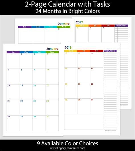 Free Printable 5x8 Planner Pages