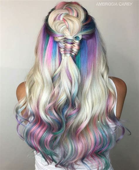 25 mesmerizing mermaid hair color ideas holographic hair mermaid hair color mermaid hair
