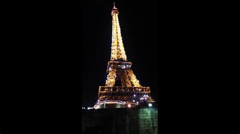 The Eiffel Tower Christmas Holidays Lights 2014 Youtube