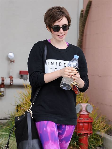 Lily Collins Leaves A Gym In West Hollywood 05082015 Hawtcelebs