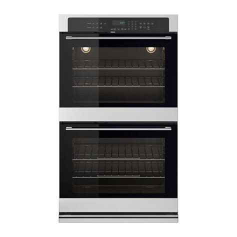 They become less visible over time as the material is used and gets a more matte tone. NUTID Double oven - IKEA