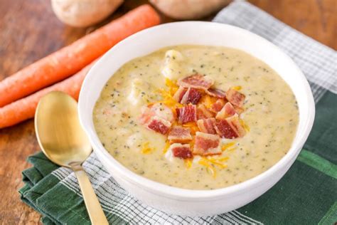 Broccoli Potato Soup Quick And Cheesy Video Lil Luna