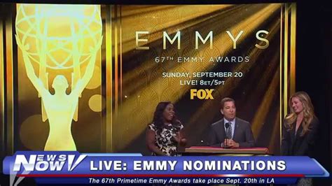 Live 67th Primetime Emmy Nominations Youtube