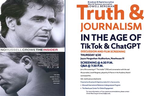 Truth And Journalism In The Age Of Tiktok And Chatgpt With Lowell Bergman