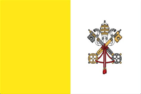 Las banderas de vaticano de exterior, son las más utilizadas en los exteriores de los edificios. Vatican City (Papal) - Flagpole Farm