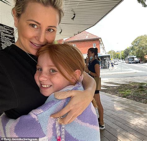 Roxy Jacenkos Daughter Pixie Curtis 10 Sparks Debate As She Shows