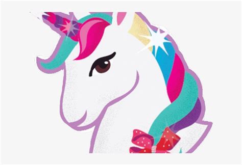 Unicorn Clipart Gambar - Jojo Siwa Unicorn Coloring Pages Transparent